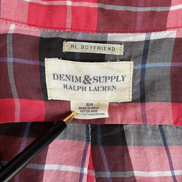 Denim & Supply by RL Boyfriend Plaid Shirt - Picture 8 of 10